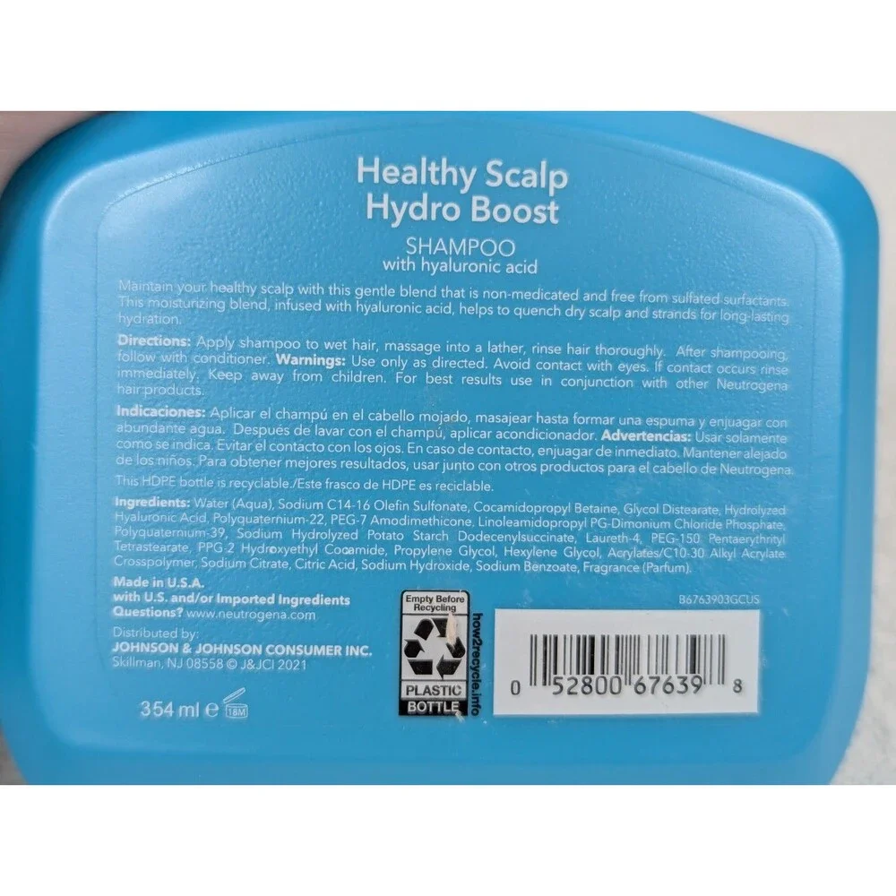 Neutrogena - Moisturizing Healthy Scalp Hydro Boost Shampoo